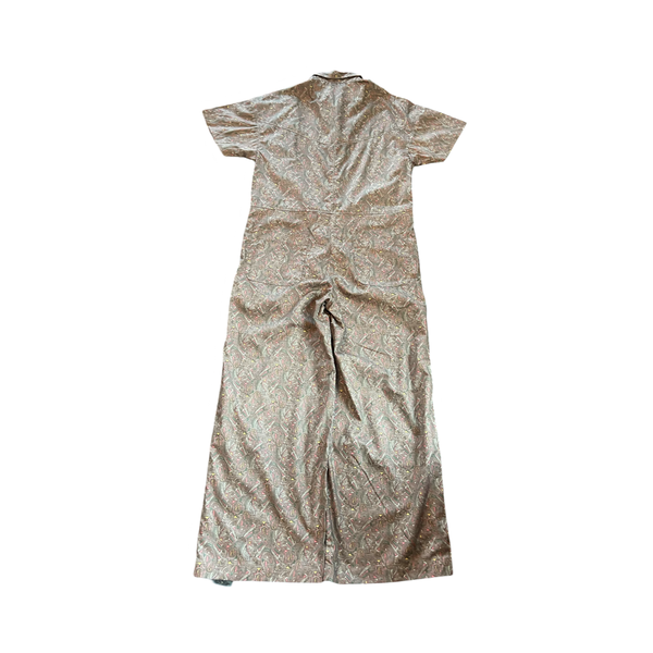 JS02 cotton jumpsuit grey +pink paisley