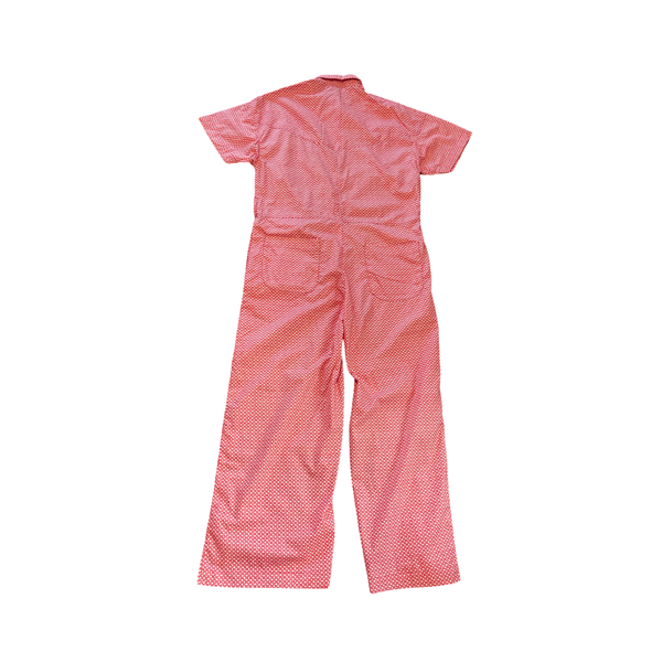 JS02 cotton jumpsuit red +white