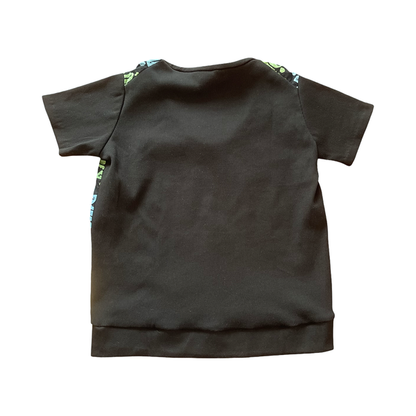 Batik tee top T 760 Stylised bird motif