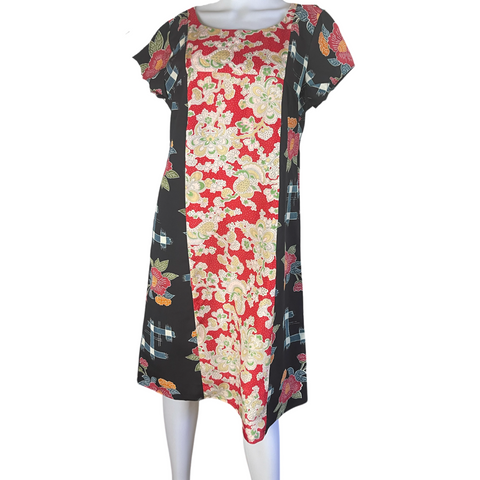 Silk Kimono Dress small