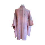 Japanese vintage silk haori /jacket- floral + 'polka dot'