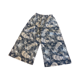 PS01 Pull on hand print cotton batik  trousers merak