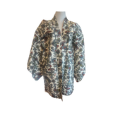 Japanese vintage Meisen  silk haori - Peacock