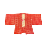 Japanese vintage shibori silk haori  - good fortune