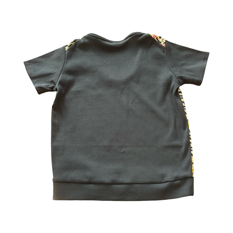 Batik tee top T 760 muti coloured  organic motifs