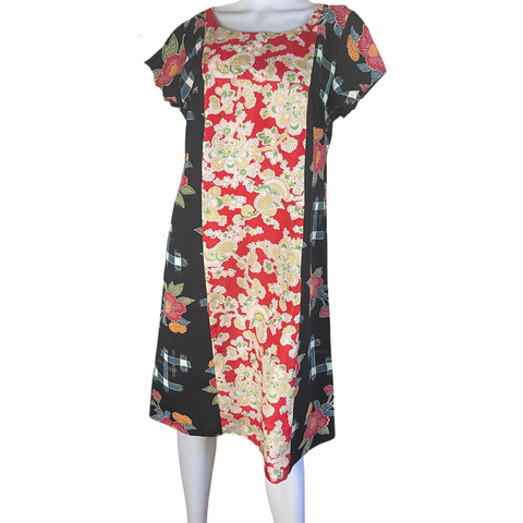 Vintage Kimono Tunic Dress D244