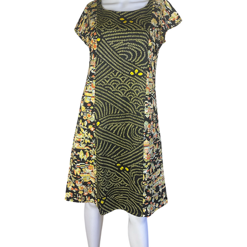Double Puffed Sleeves Hana Dress