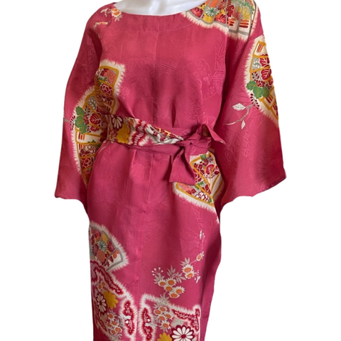 Silk Kimono Dress Medium