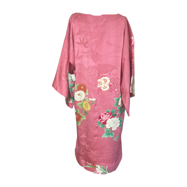 Silk Kimono Dress small