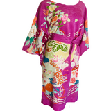 Silk Kimono Dress Large